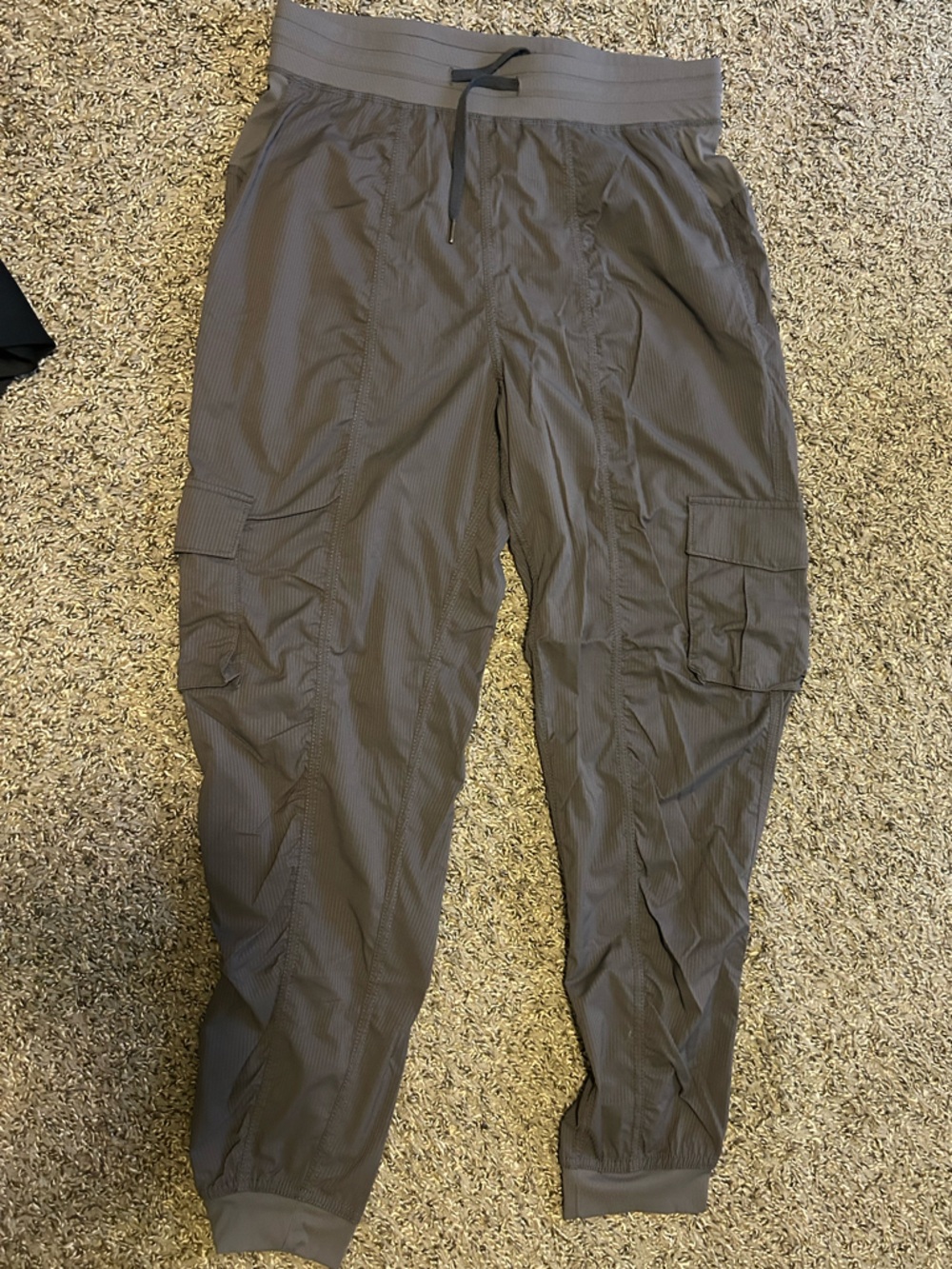 Women’s Lightweight Gray Cargo Jogger Pants
